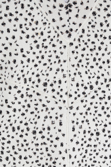 2010s Alaia Snow Leopard Sheath Dress