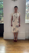 ARCHIVE: 1984 Christian Dior Haute Couture Rose Print Dress Suit
