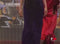 2000s Runway Guy Laroche Purple Sequin Maxi Dress