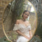 Andrea Wilkin 1970s Silk Ivory Fantasy Bridal Dress in Edwardian Style-CIRCA VINTAGE LONDON