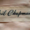 Ceil Chapman 1950s Peach Silk Dress With Beading and Velvet Ribbon Applique-CIRCA VINTAGE LONDON