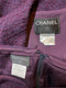 ARCHIVE - 2000s Chanel Purple Boucle Wool Skirt Suit