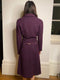 ARCHIVE - 2000s Chanel Purple Boucle Wool Skirt Suit