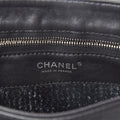 ARCHIVE - Chanel Calfskin Mesh Hidden Sequin CC Black Tote Bag