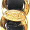 1980s Chanel Long Black Leather and Chain Earrings-Earrings-CIRCA VINTAGE LONDON
