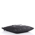 Chanel Calfskin Mesh Hidden Sequin CC Black Tote Bag