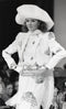 ARCHIVE: 1984 Christian Dior Haute Couture Rose Print Dress Suit