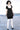 ARCHIVE - 2010 Runway Chanel Black Dress with Faux Fur Trim