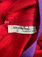 1960s Rudi Gernreich Red and Purple Wool Maxi Dress