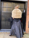1950s Emba Tourmaline Mink Fur Caplet With Silk Lining