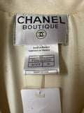 ARCHIVE - 1998 Chanel Cream Wool Blazer Jacket