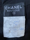 1980s Runway Chanel Black Cotton Peplum Dress