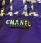 1980s Chanel Haute Couture Purple Tweed Velvet Three-Piece Suit