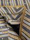 1970s Aled Couture Gold Black and Silver Lame Dress with Oversized Belt-CIRCA VINTAGE LONDON