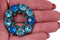 ARCHIVE - 1950s Weiss Blue Gemstone Wreath Brooch