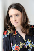 1970s Ossie Clark Navy Floral Print Blouse with Celia Birtwell Print