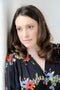 1970s Ossie Clark Navy Floral Print Blouse with Celia Birtwell Print