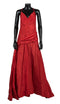 ARCHIVE: 2000s Runway Worn Valentino Red Silk Taffeta Evening Dress