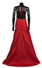 ARCHIVE: 2000s Runway Worn Valentino Red Silk Taffeta Evening Dress