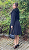 Y2K Chanel Midnight Blue Cashmere Princess Coat
