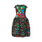 2008 Runway Oscar de la Renta Strapless Ruffle Tiered Dress
