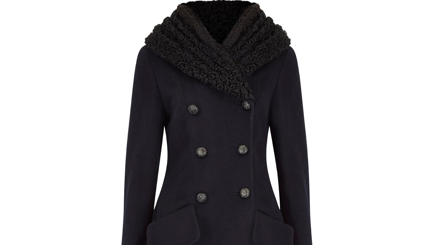 ARCHIVE - Y2K Chanel Midnight Blue Cashmere Princess Coat