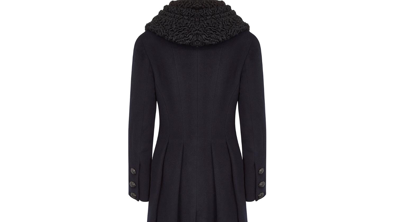 ARCHIVE - Y2K Chanel Midnight Blue Cashmere Princess Coat