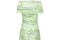 2010s Zandra Rhodes Couture Green Sequin Dress and Shawl Active