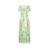 2010s Zandra Rhodes Couture Green Sequin Dress and Shawl Active