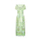 2010s Zandra Rhodes Couture Green Sequin Dress and Shawl Active