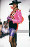 ARCHIVE - 1990s Runway Yves Saint Laurent Leather Skirt