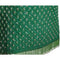 Alan Lee 1950s Emerald Wool Green Beaded Vest With Tassel Fringe