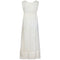 Antique 1910s Ivory Tulle Dress with Ballet Russe Style Knotted Tunic