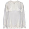 Antique 1910s Ivory Tulle Dress with Ballet Russe Style Knotted Tunic