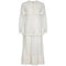 Antique 1910s Ivory Tulle Dress with Ballet Russe Style Knotted Tunic