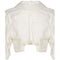 ARCHIVE - 1900s Embroidered White Linen Bolero