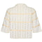ARCHIVE - 1910 Edwardian White Eyelet Cotton Bolero with Silk Ribbon