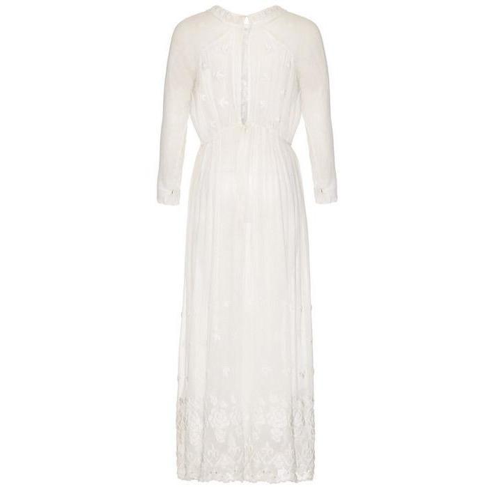 ARCHIVE - 1910s White Cotton Embroidered Dress