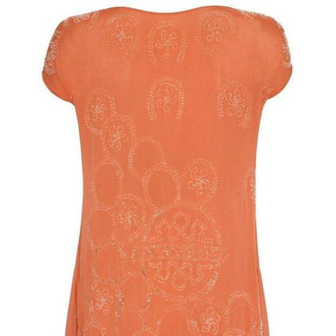 ARCHIVE - 1920s Beaded Peach Flapper Dress
