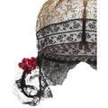 ARCHIVE - 1920s Black and Gold Lace Cap