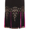 ARCHIVE - 1920s Black Liquid Satin Beaded Flapper Dress