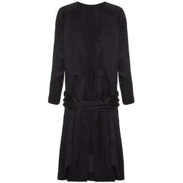 ARCHIVE - 1920s Black Satin Flapper Dress