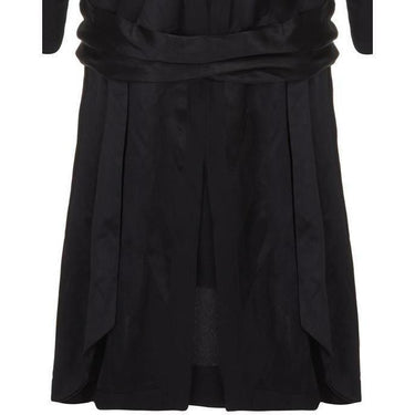 ARCHIVE - 1920s Black Satin Flapper Dress