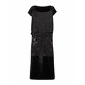 ARCHIVE - 1920s Black Velvet Beaded Dress