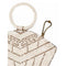 ARCHIVE - 1920s Cream Beaded Fan Handbag