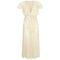 ARCHIVE - 1920s Cut Work Buttermilk Cotton Dress