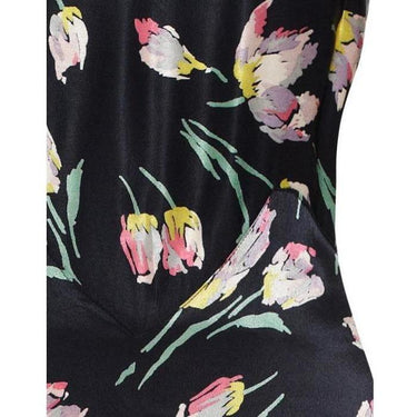 ARCHIVE - 1920s Floor Length Tulip Print Flapper Gown