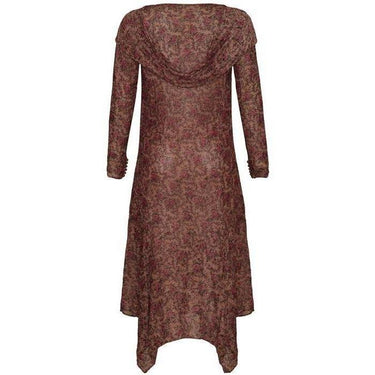 ARCHIVE - 1920s Floral Lame Flapper Dress With Long Sleeves