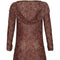 ARCHIVE - 1920s Floral Lame Flapper Dress With Long Sleeves