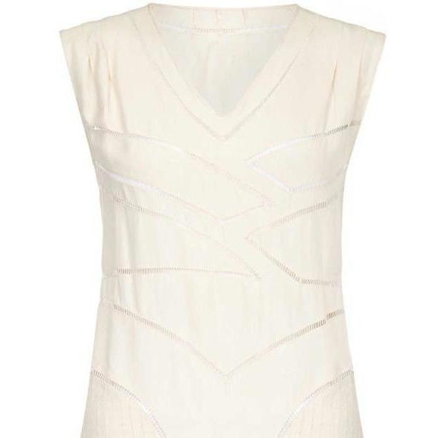 ARCHIVE -  1920s Ivory Silk Flapper Dress